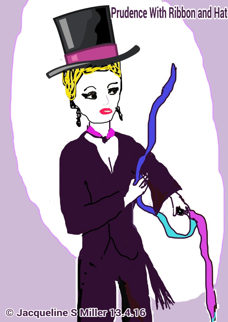 prudence with ribbon and hat firealpaca 13.4.16-picsay